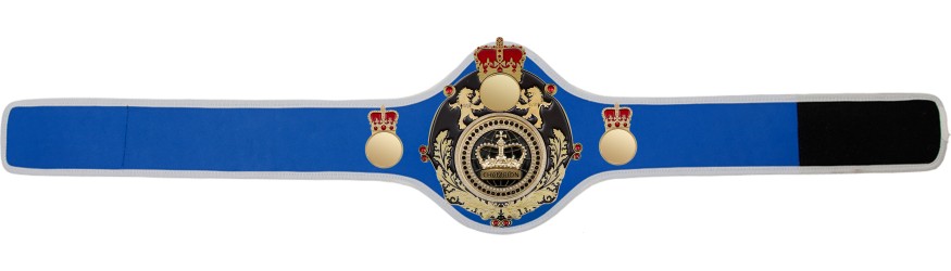 QUEENSBURY PRO LEATHER BLACK CHAMPION CROWN CHAMPIONSHIP BELT QUEEN/B/G/BLKGEM - AVAILABLE IN 10+ COLOURS